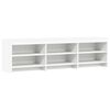 vidaXL TV-kast 168 x 33 x 47 cm Wit Bewerkt hout
