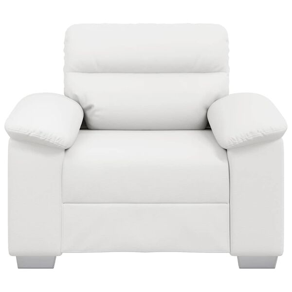 vidaXL Bankstoel Wit 100x81x84 cm Kunstleer