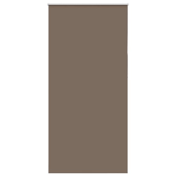 vidaXL Rolgordijn verduisterend koffie 90x210 cm stofbreedte 85,7 cm