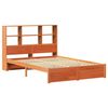 vidaXL Boekenkast Bedframe Wasbruin 150 x 200 cm Massief Vurenhout