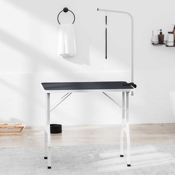 vidaXL Trimtafel voor huisdieren met 1 aanlijnoptie