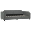 vidaXL Slaapbank 100x190 cm stof donkergrijs
