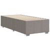 vidaXL Bedframe zonder matras 90x190 cm stof taupe