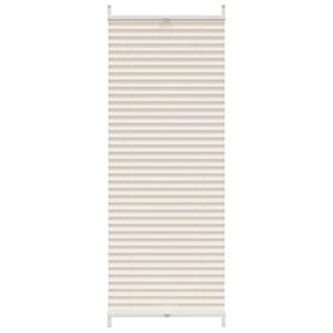 Pliss&eacute;jaloezie 40x100cm cr&egrave;mekleurig