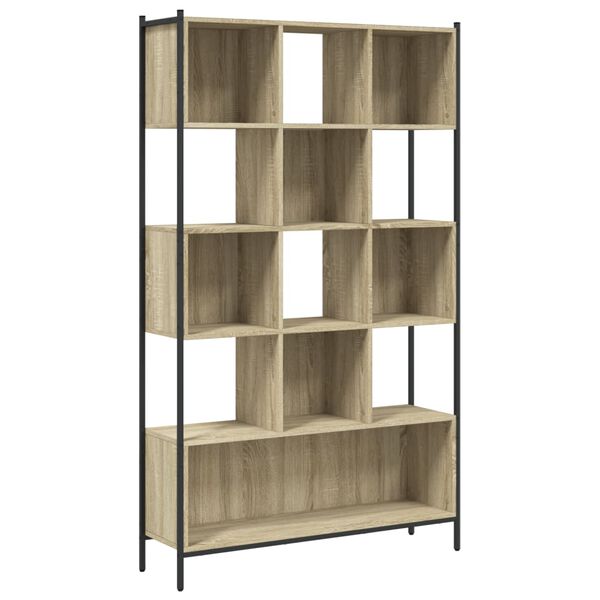 vidaXL Boekenkast 102x28x172 cm bewerkt hout sonoma eikenkleurig