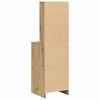vidaXL Hoge kast met lade Artisan Eiken 41 x 40 x 135 cm Bewerkt hout
