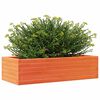 vidaXL Plantenbak 90x40x23 cm massief grenenhout wasbruin