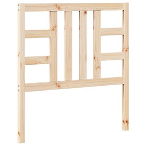 vidaXL Hoofdbord 96x4x100 cm massief grenenhout