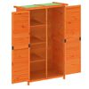 vidaXL Tuinschuur 83x57x140 cm massief grenenhout bruin
