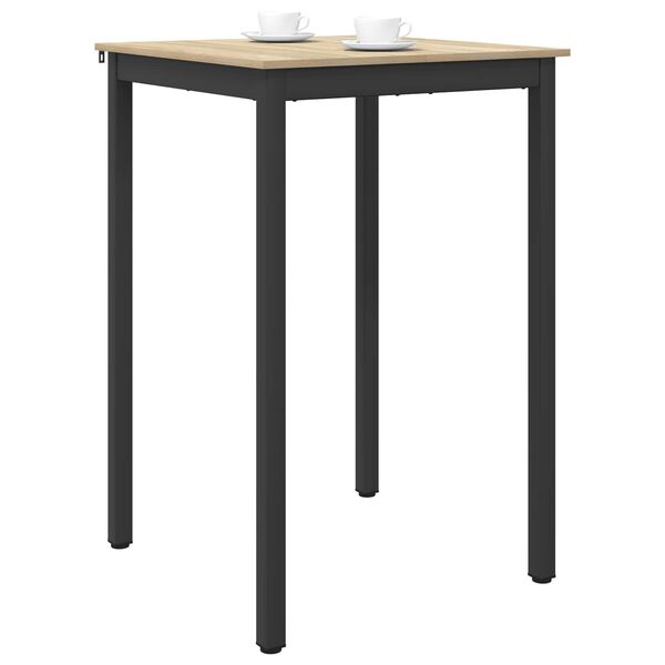 vidaXL Staande Bartafel Bewerkt hout