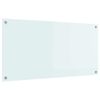 vidaXL Keuken Achterwand Wit 100 x 50 cm gehard glas