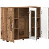 vidaXL Houten Kast met opslag Oudhout 88,5 x 30,5 x 73 cm Bewerkt hout