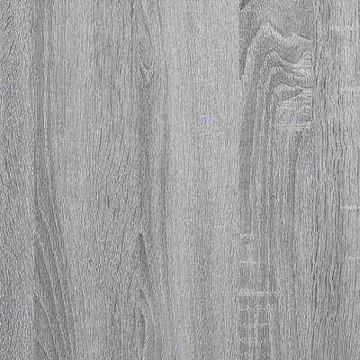 vidaXL Bedframe bewerkt hout grijs sonoma eikenkleurig 150x200 cm