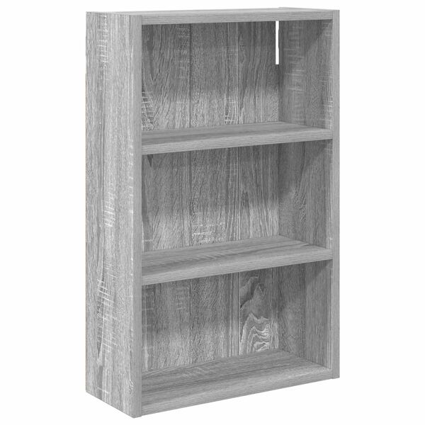 vidaXL Badkamer wandkast met plank Grijze Sonoma 40 x 16 x 62,5 cm