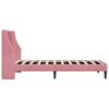 vidaXL Bedframe met hoofdeinde Roze 80 x 200 cm Fluweel