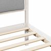 vidaXL Bedframe Lichtgrijs 80 x 190 cm Massief grenenhout