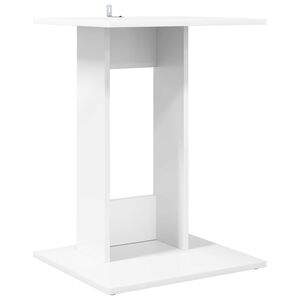 vidaXL Bijzettafel Wit 45 x 40 x 62,5 cm Bewerkt hout