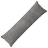 vidaXL Kussen HOUTEN Lichtgrijs 40 x 145 cm Microfiber Fleece