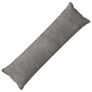 vidaXL Kussen HOUTEN Lichtgrijs 40 x 145 cm Microfiber Fleece