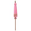 vidaXL Balinese Parasol Roze 215 x 215 x 260 cm
