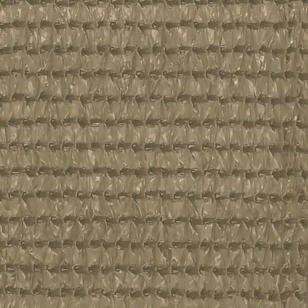 vidaXL Balkonscherm 75x300 cm HDPE taupe