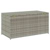 vidaXL Tuinbox 100x50x50 cm poly rattan grijs