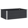 vidaXL Verhoogde plantenbak Zwart 150 x 100 x 54 cm alu.