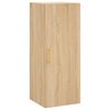 vidaXL Hoge kast 34,5x34x180 cm bewerkt hout sonoma eikenkleurig