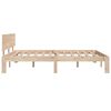 vidaXL Bedframe massief grenenhout 140x190 cm