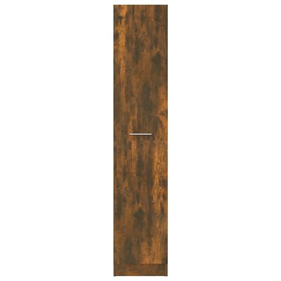 vidaXL Apothekerskast 30x42,5x150 cm bewerkt hout gerookt eikenkleurig