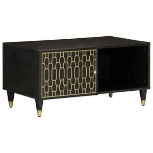 vidaXL Salontafel 80x50x40 cm massief mangohout