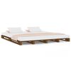 vidaXL Palletbed massief grenenhout honingbruin 120x200 cm