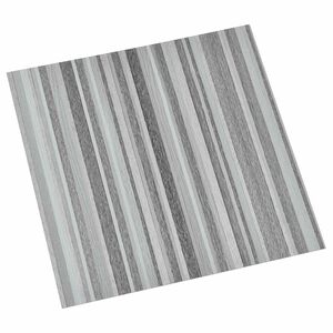 vidaXL Zelfklevende Vloerplanken Grijs en zwart 30,5 x 30,5 cm 20 st