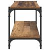 vidaXL TV-kast Oud Hout 100x33x41cm Gemonteerd hout en ijzer