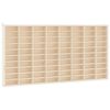 vidaXL Houten Verzamelaarsvitrine met 80 Vakken 80x4,5x40,5cm