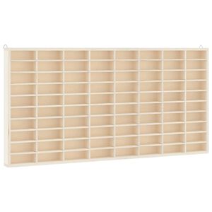 vidaXL Houten Verzamelaarsvitrine met 80 Vakken 80x4,5x40,5cm