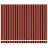vidaXL Inklapbaar Zonnescherm Oranje en bruin 400 × 300 cm Polyester