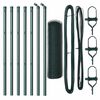 vidaXL Grond Fix Gelast Draadhek 10 x 0,5 m (B x H) PVC-Coated Staal