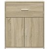 vidaXL Dressoir 60x31x70 cm bewerkt hout sonoma eikenkleurig