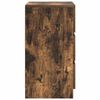 vidaXL Nachtkastjes met 3 lades 2 st 39x35x65 cm gerookt eikenkleurig