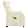 vidaXL Sta-op-massagestoel kunstleer crèmekleurig