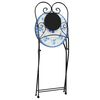 vidaXL Bistrostoelen 2 st inklapbaar keramiek blauw en wit