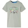 vidaXL Kindershirt 140 lichtkakikleurig