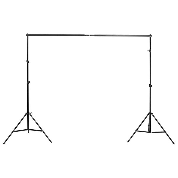 vidaXL Studioverlichtingsset met achtergronden en paraplu's