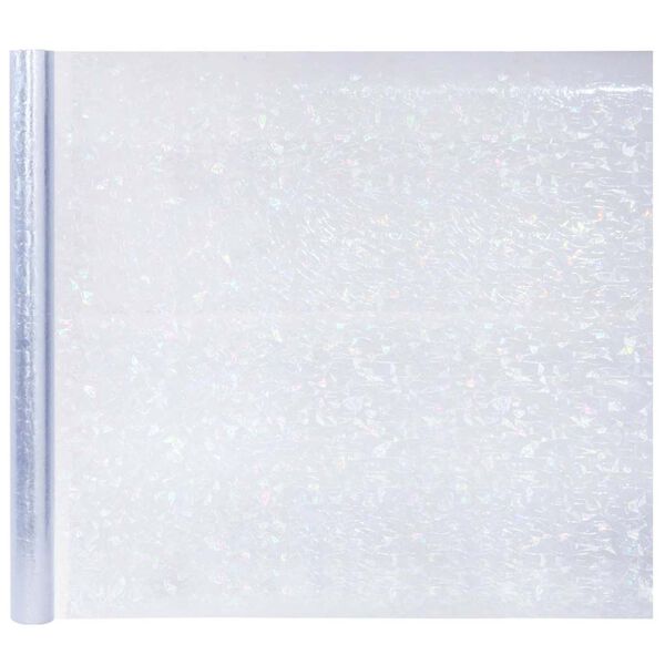 vidaXL Raamfolies 3 st mat 3D regenboogpatroon PVC