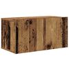 vidaXL Tv-meubelset Wandgemonteerd 3 pcs Oud Hout Bewerkt hout
