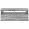 vidaXL Tv-meubel met LED-verlichting 90x35x40 cm grijs sonoma eiken