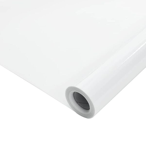 vidaXL Raamfolie statisch mat wit 90x2000 cm PVC
