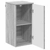 vidaXL Badkamer Kast Wandgemonteerd Grijs Sonoma 30 x 31,5 x 61 cm