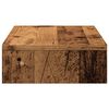 vidaXL Monitorstandaard 50x27x10 cm bewerkt hout oud houtkleurig